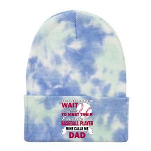 Favorite Baseball Player Tie Dye 12in Knit Beanie