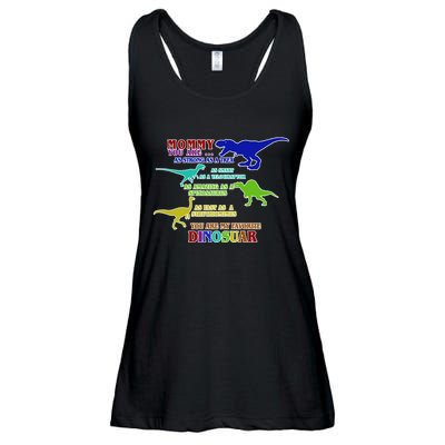 Favorite Dinosaur Mom Ladies Essential Flowy Tank