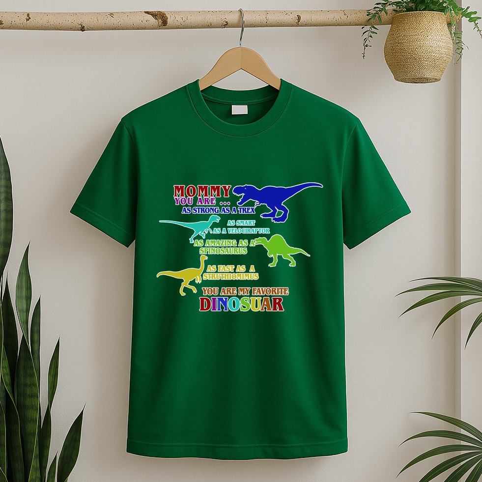 Favorite Dinosaur Mom T-Shirt