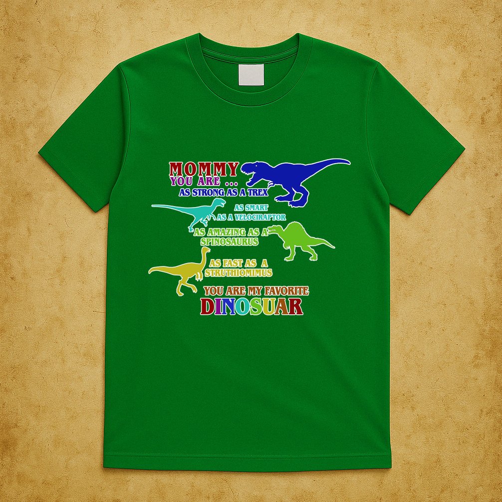 Favorite Dinosaur Mom T-Shirt