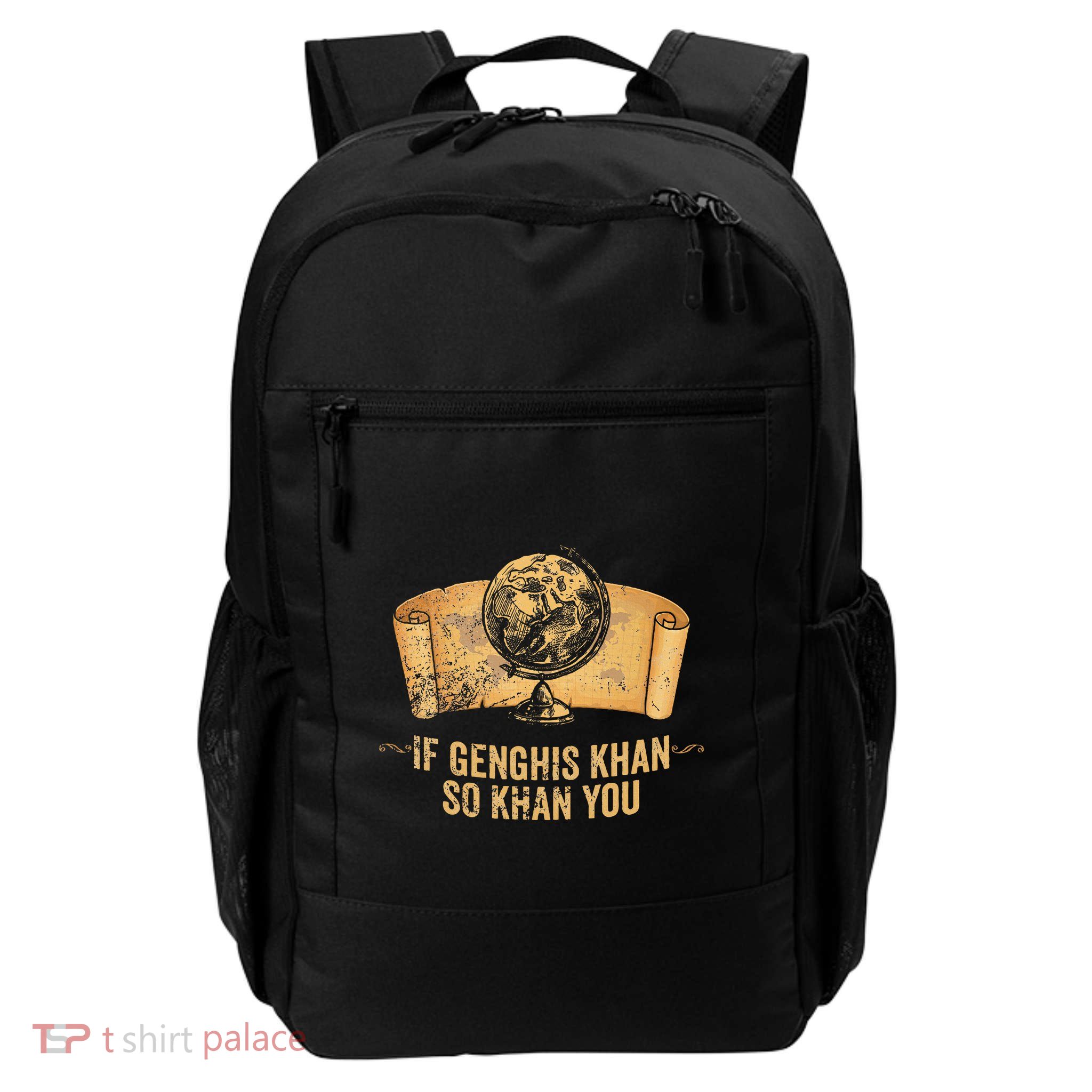 Funny Ap World History Pun If Genghis Khan So Khan You Backpack