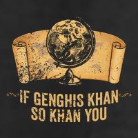 Funny Ap World History Pun If Genghis Khan So Khan You Golf Towel
