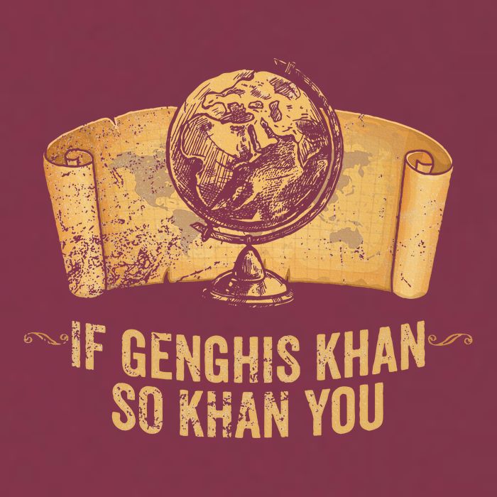 Funny Ap World History Pun If Genghis Khan So Khan You 16oz Travel Tumbler