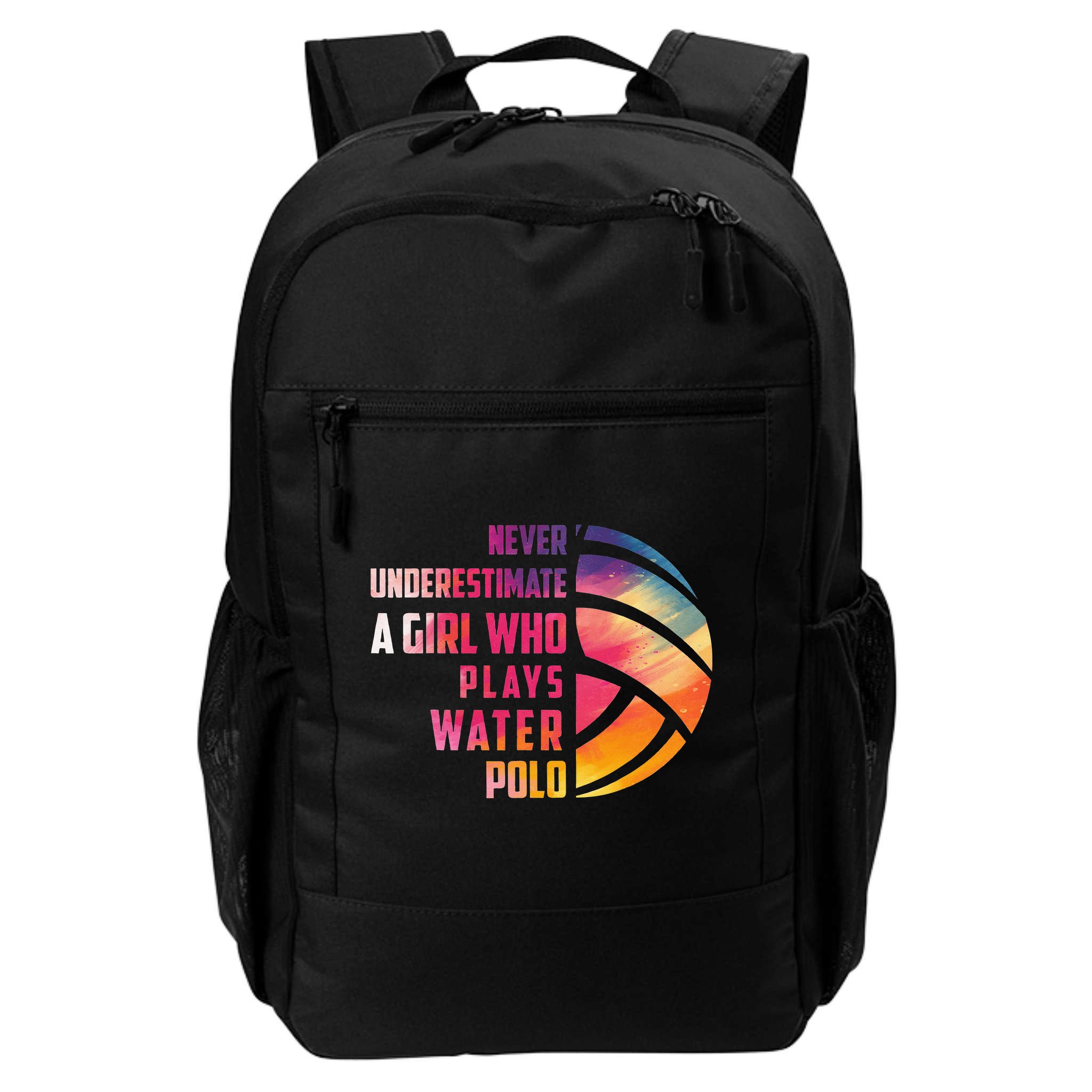 Funny A Who Play Water Polo Sports Lover Backpack