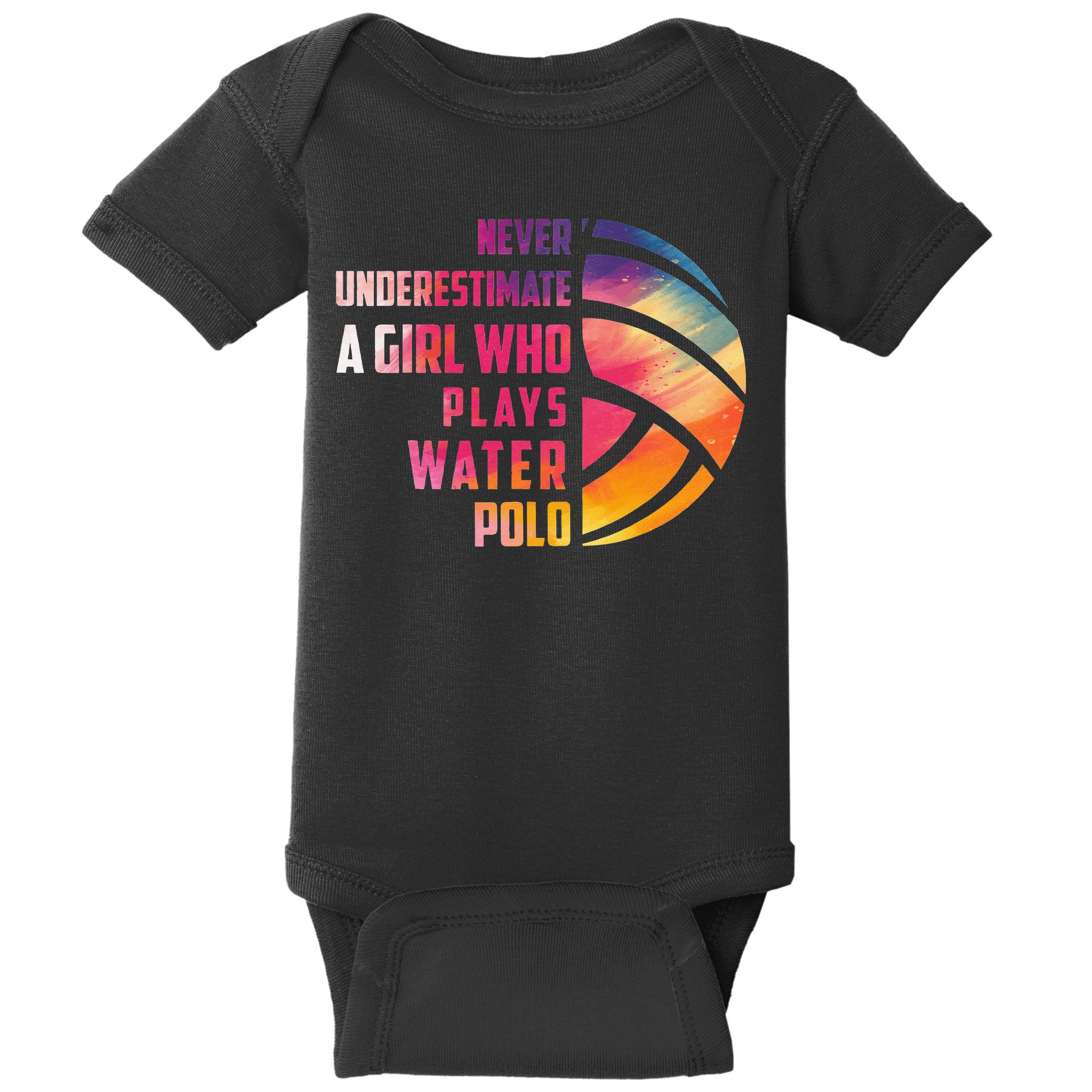 Funny A Who Play Water Polo Sports Lover Baby Bodysuit