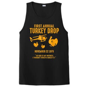 First Annual Wkrp Thanksgiving Day Turkey Drop PosiCharge Competitor Tank