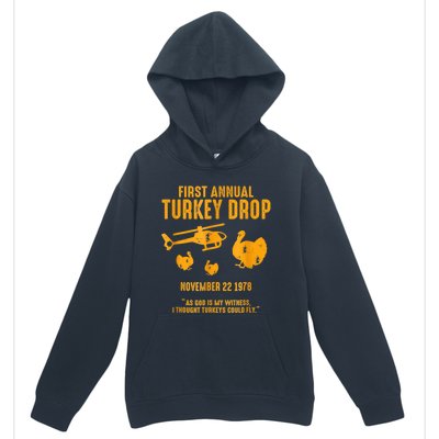 First Annual Wkrp Thanksgiving Day Turkey Drop Urban Pullover Hoodie