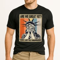 Funny Are We Great Yet Cause I Just Feel Embarrassed Cooling Performance Crew T-Shirt