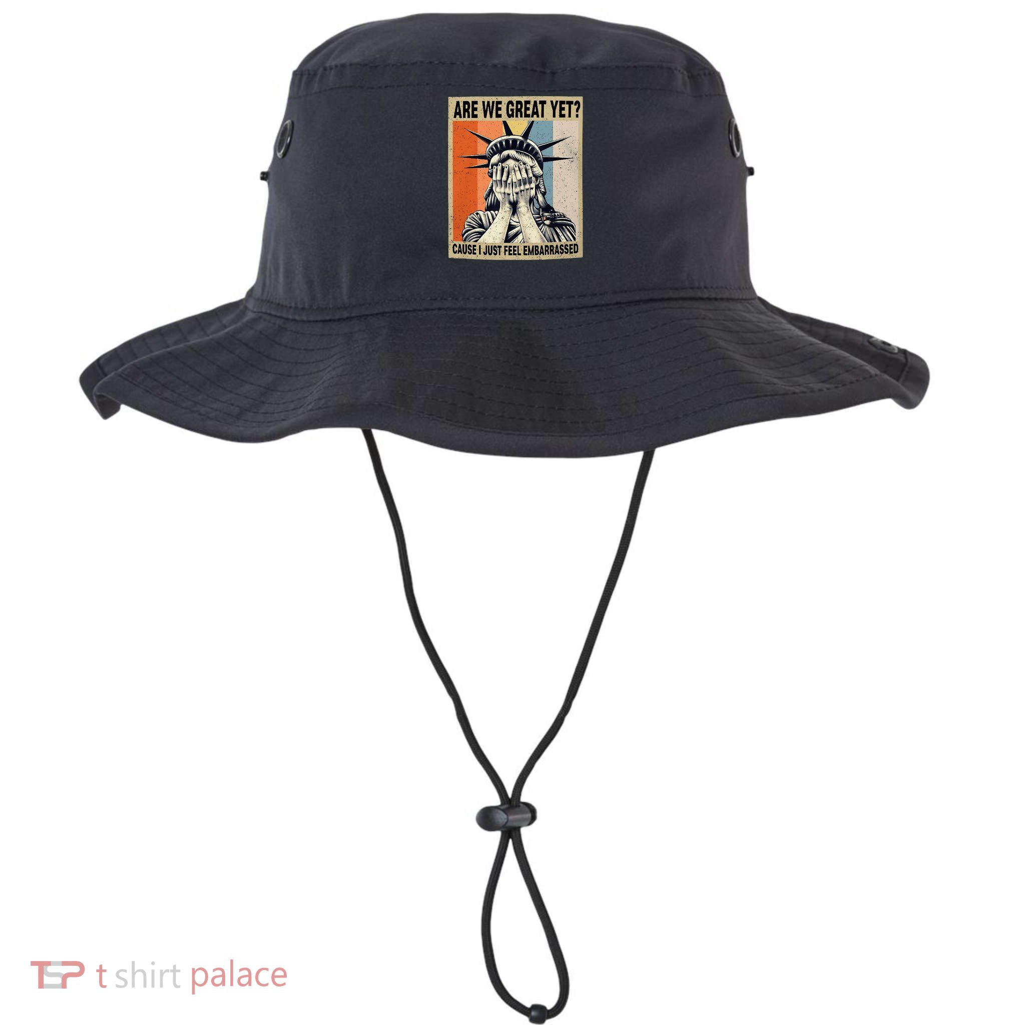 Funny Are We Great Yet Cause I Just Feel Embarrassed Bucket Hat