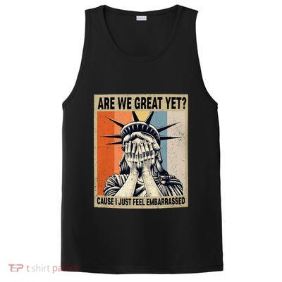 Funny Are We Great Yet Cause I Just Feel Embarrassed PosiCharge Competitor Tank