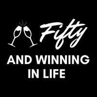 Fifty And Winning In Life 16 in Basic Backpack