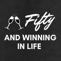 Fifty And Winning In Life Golf Towel