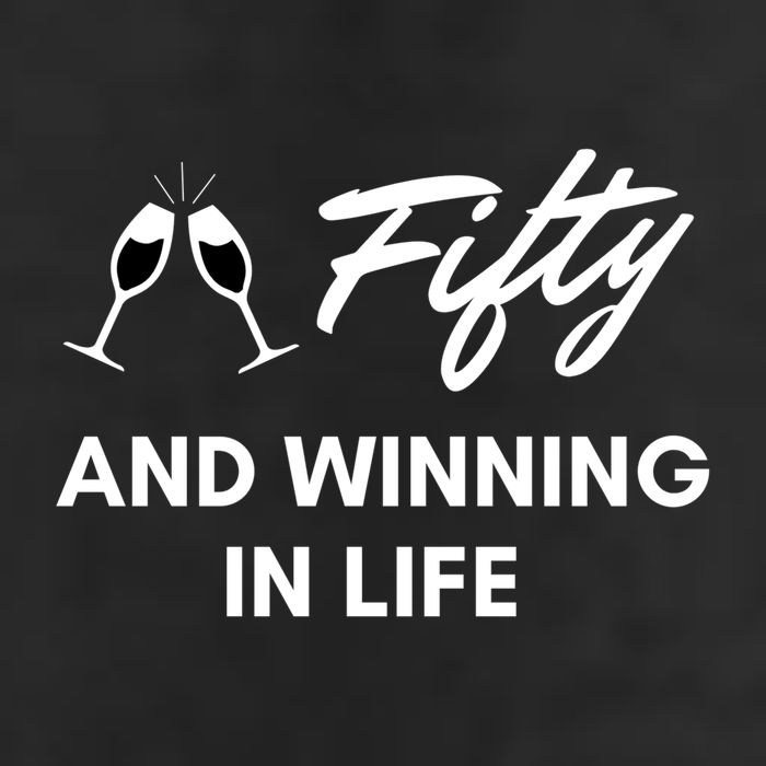 Fifty And Winning In Life Golf Towel
