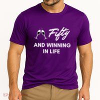 Fifty And Winning In Life Performance Shirt
