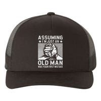 Funny Arm wrestling old man arm wrestler  Yupoong Adult 5-Panel Trucker Hat