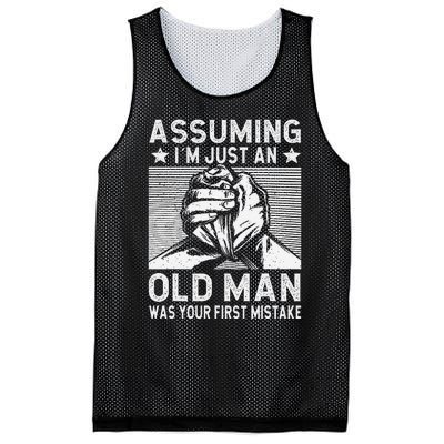 Funny Arm wrestling old man arm wrestler  Mesh Reversible Basketball Jersey Tank