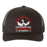 Funny Arm Wrestling Table No Girlfriend Armwrestling Handle  Yupoong Adult 5-Panel Trucker Hat