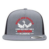 Funny Arm Wrestling Table No Girlfriend Armwrestling Handle  Flat Bill Trucker Hat