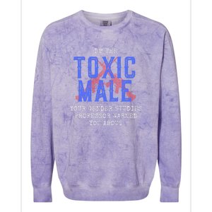 Funny Anti Woke Conservative Men's Colorblast Crewneck Sweatshirt