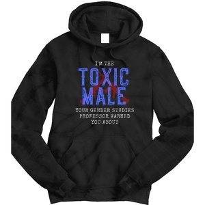 Funny Anti Woke Conservative Men's Tie Dye Hoodie