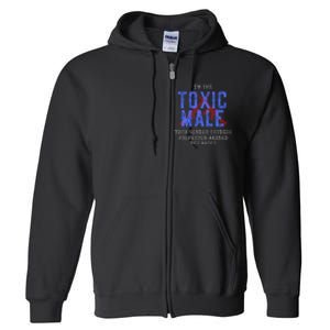 Funny Anti Woke Conservative Men's Full Zip Hoodie