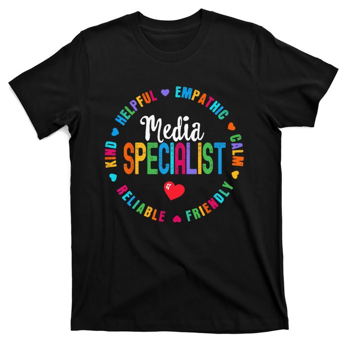 Funny Appreciation Week School Library Media Specialist T-Shirt