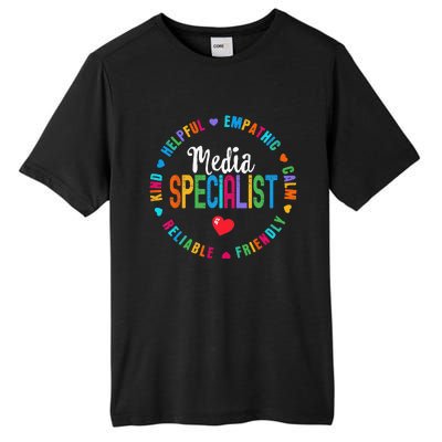 Funny Appreciation Week School Library Media Specialist Tall Fusion ChromaSoft Performance T-Shirt