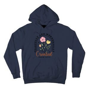 Fearfully And Wonderfully Christian Floral Tall Hoodie