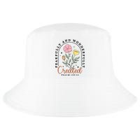 Fearfully And Wonderfully Christian Floral Cool Comfort Performance Bucket Hat