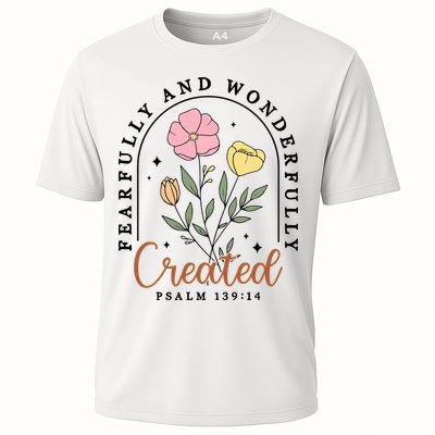 Fearfully And Wonderfully Christian Floral Performance Shirt