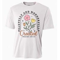 Fearfully And Wonderfully Christian Floral Cooling Performance Crew T-Shirt