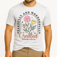Fearfully And Wonderfully Christian Floral Cooling Performance Crew T-Shirt