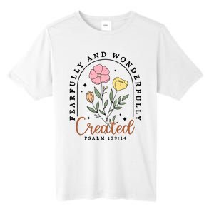 Fearfully And Wonderfully Christian Floral Tall Fusion ChromaSoft Performance T-Shirt