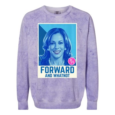 Forward And Whatnot 2024 Presidential Colorblast Crewneck Sweatshirt