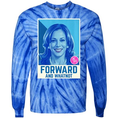 Forward And Whatnot 2024 Presidential Tie-Dye Long Sleeve Shirt