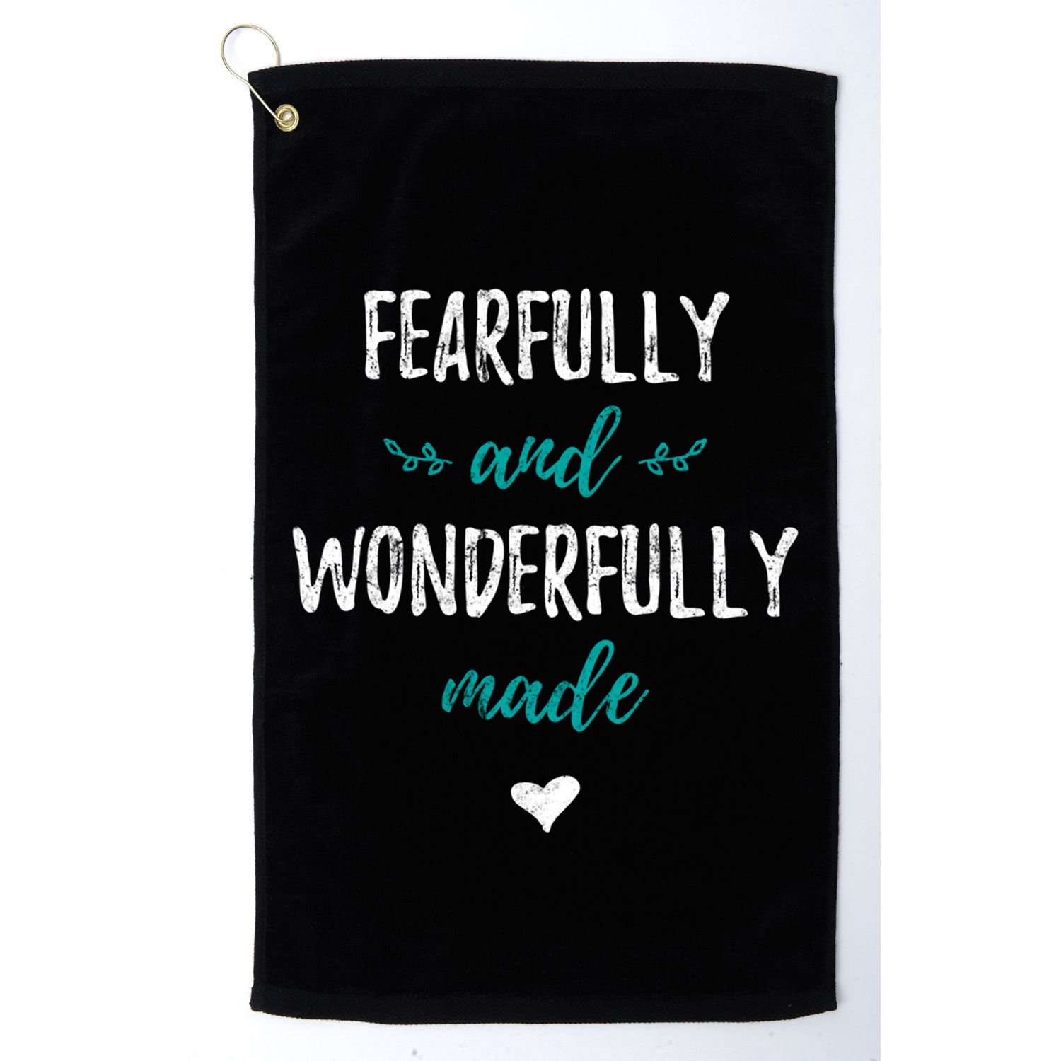 Fearfully And Wonderfully Made Religious Vintage Christian Gift Golf Towel