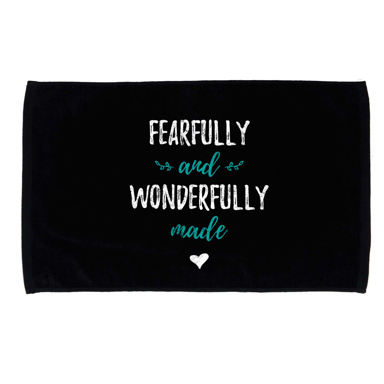 Fearfully And Wonderfully Made Religious Vintage Christian Gift Microfiber Hand Towel