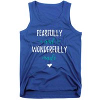 Fearfully And Wonderfully Made Religious Vintage Christian Gift Tank Top