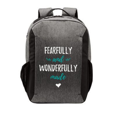 Fearfully And Wonderfully Made Religious Vintage Christian Gift Vector Backpack