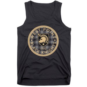 Funny Army West Point Black Knights Plaid Badge Tank Top