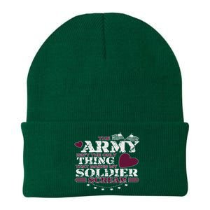 Funny Army Wife/friend Great Gift Make My Soldier Scream Funny Gift Cute Gift Knit Cap Winter Beanie