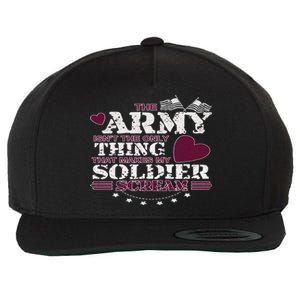 Funny Army Wife/friend Great Gift Make My Soldier Scream Funny Gift Cute Gift Wool Snapback Cap