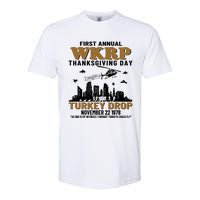 First Annual WKRP Thanksgiving Day Turkey Drop November 22 1978 Softstyle® CVC T-Shirt