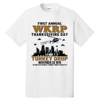 First Annual WKRP Thanksgiving Day Turkey Drop November 22 1978 Tall T-Shirt