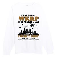 First Annual WKRP Thanksgiving Day Turkey Drop November 22 1978 Premium Crewneck Sweatshirt