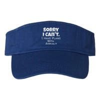 Funny Asphalt Worker Quote Street Paver Gift Paving Love Gift Valucap Bio-Washed Visor