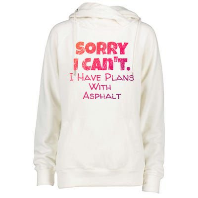 Funny Asphalt Worker Quote Street Paver Gift Paving Love Gift Womens Funnel Neck Pullover Hood