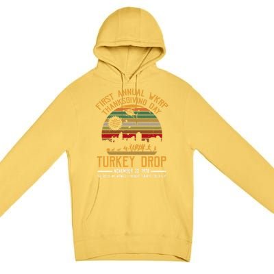 First Annual WKRP Thanksgiving Day Turkey Drop Premium Pullover Hoodie