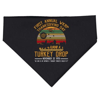 First Annual WKRP Thanksgiving Day Turkey Drop USA-Made Doggie Bandana