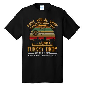 First Annual WKRP Thanksgiving Day Turkey Drop Tall T-Shirt